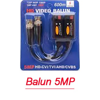 Balun สำหรับกล้องวงจรปิด 5MP