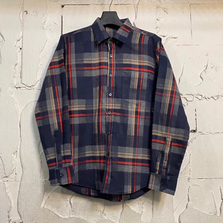เสื้อเชิ้ตลายสก็อตแขนยาว ไซส์ m l xl 2xl 3xl 4xl ผ้าcotton brushขน💯%คุณภาพดี ผ้านิ่มใส่สบายไม่ร้อน ใส่ได้ทั้งชายและหญิง