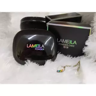(มีส่งด่วน) Lameila แป้งพัฟ อัดแข็งสองชั้น เนื้อแมทผสมรองพื้น ติดทนนาน แป้ง ขนาด 20 กรัม