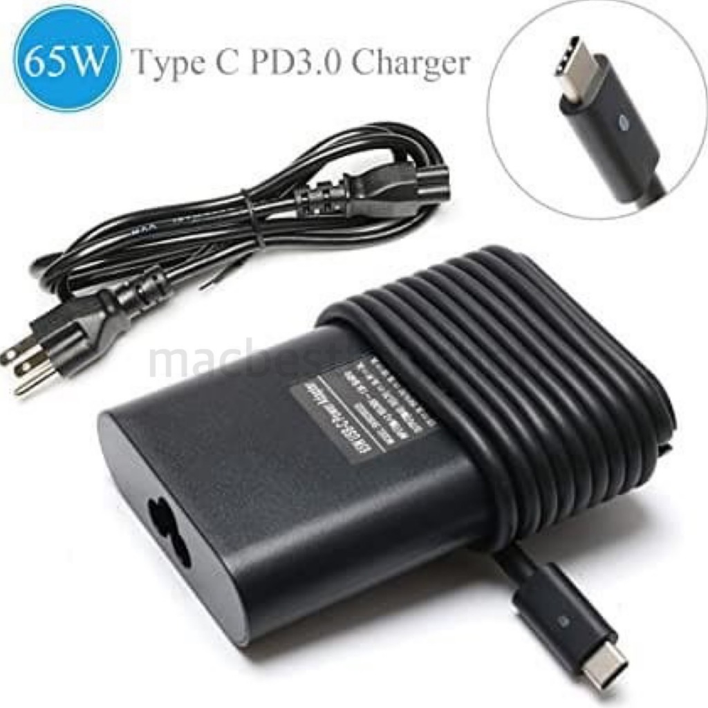 Dell 65W Type-C AC Power Adapter Charger