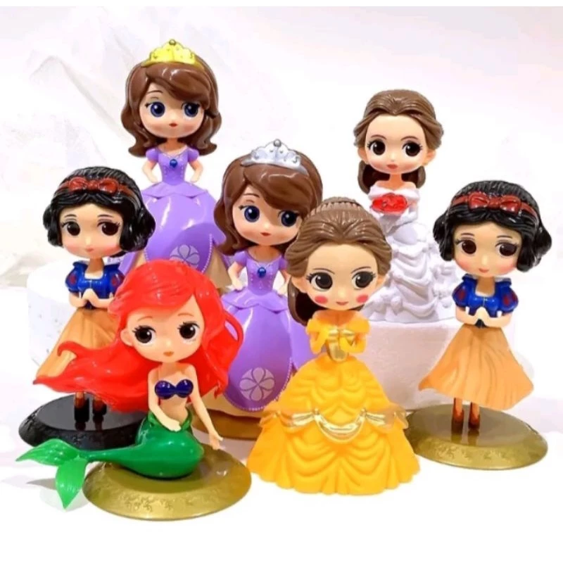 โมเดลเจ้าหญิง เจ้าหญิงดิสนีย์ รุ่นพลาสติกเบา / รุ่นPVC