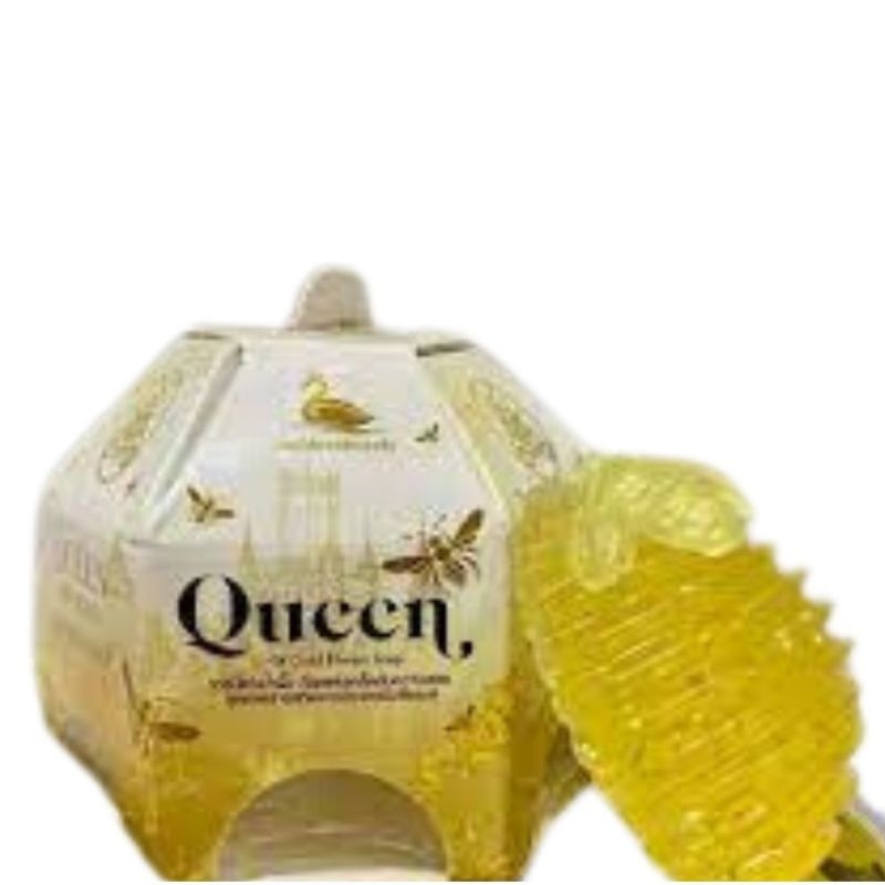 Luxury Gold Of Queen Honey Soap 70g ေရွှပျားဘုရင်မဆပ်ပြာ