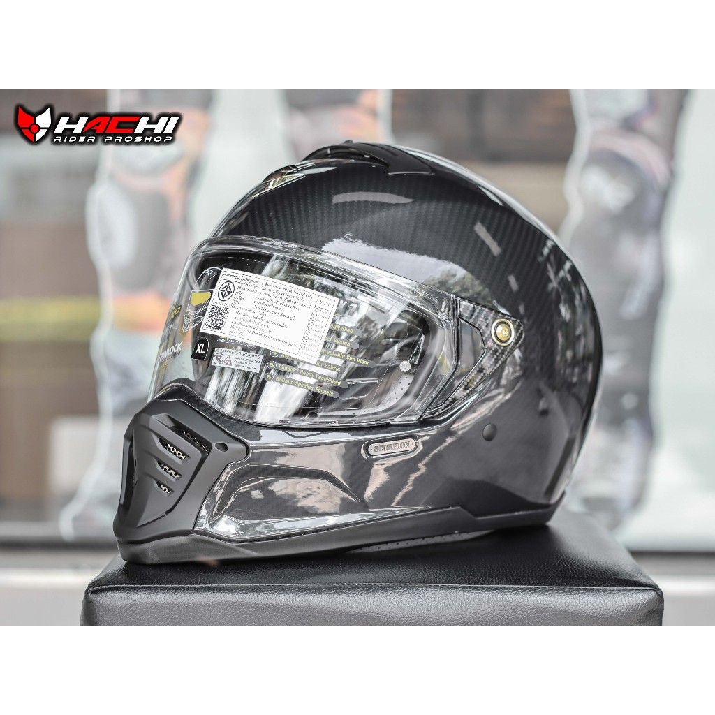 SCORPION EXO HX1 CARBON SE - Gloss Black