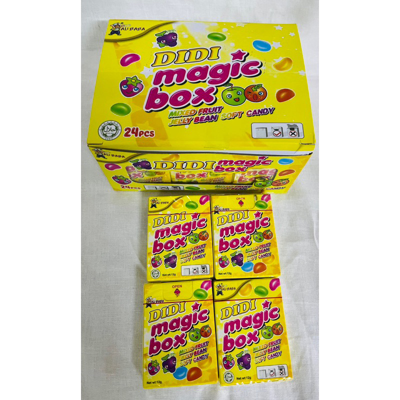 เจลลี่บีนรสผลไม้รวม(Didi Magic Box) 1 แพ็ก บรรจุ 24 กล่อง