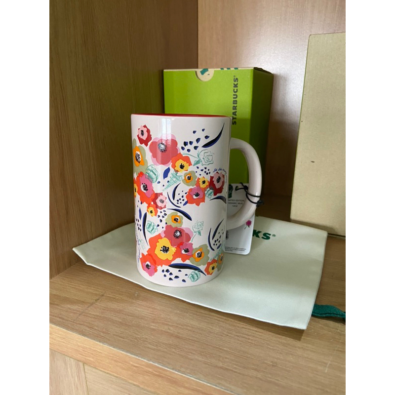 Starbucks แก้ว mug Floral Emily in Paris 12 oz.