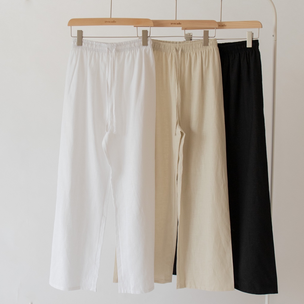 avo linen cheese pie pants กางเกงผ้าลินิน