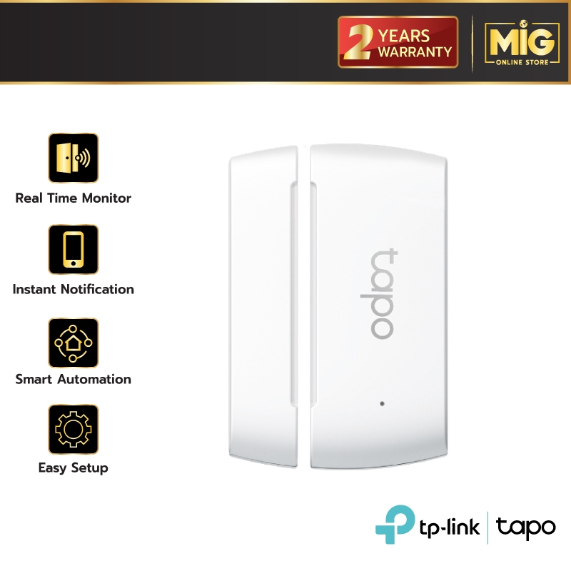 TP-Link Tapo T110 Smart Contact Sensor เซนเซอร์ประตูและหน้าต่างอัจฉริยะ รับประกัน 2 ปี