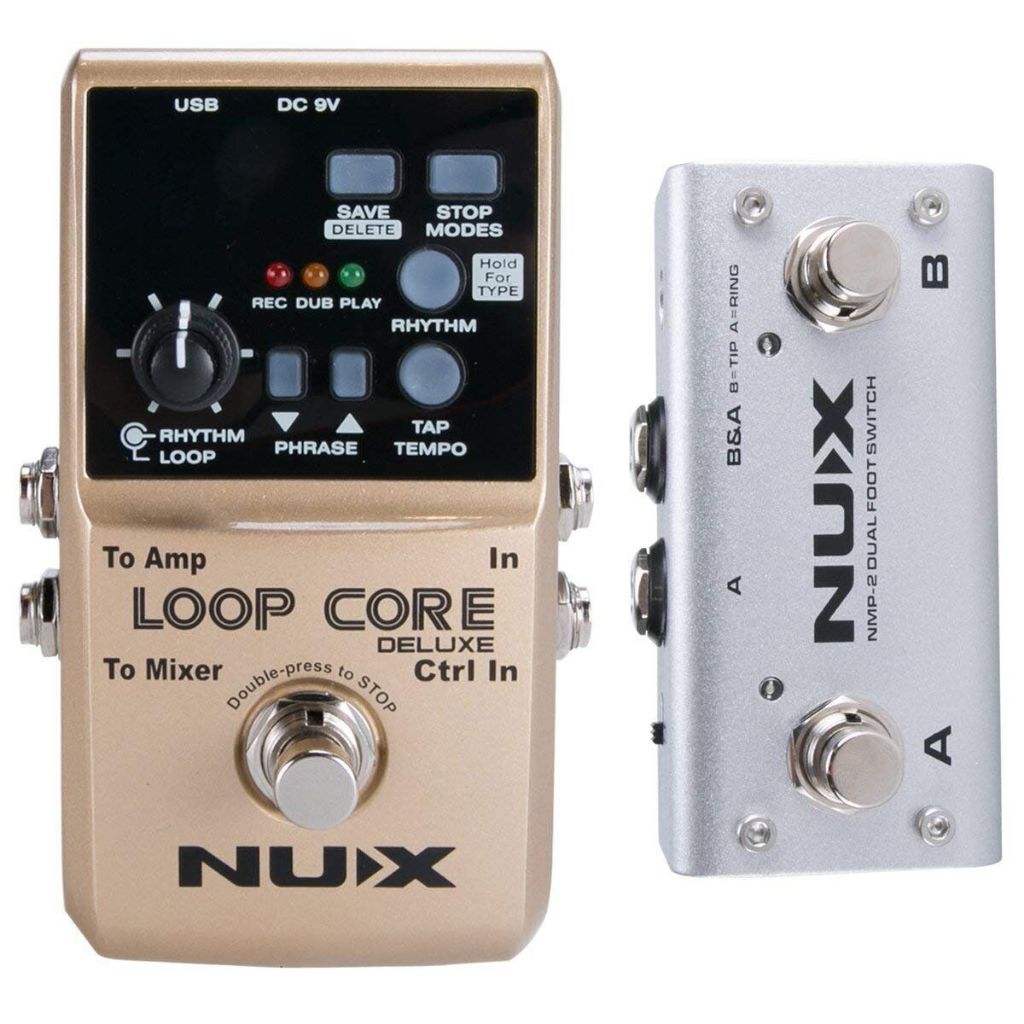 Nux Loop Core Deluxe Guitar Looper Footswitch เอฟเฟคกีตาร์ เสียง Loop พร้อมฟุตสวิทช์ สินค้าใหม่