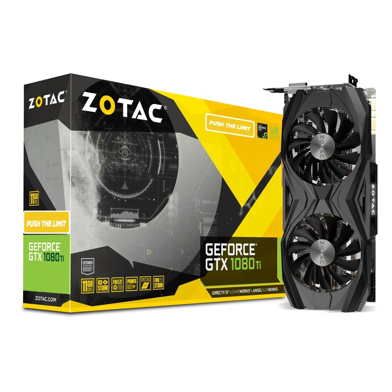 การ์ดจอเล่นเกม ZOTAC GeForce® GTX 1080 Ti AMP Edition