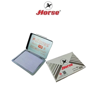HORSE ตราม้า แท่นประทับ (เบอร์ 2) 7X11ซม. - หลากสี จำนวน 1 อัน