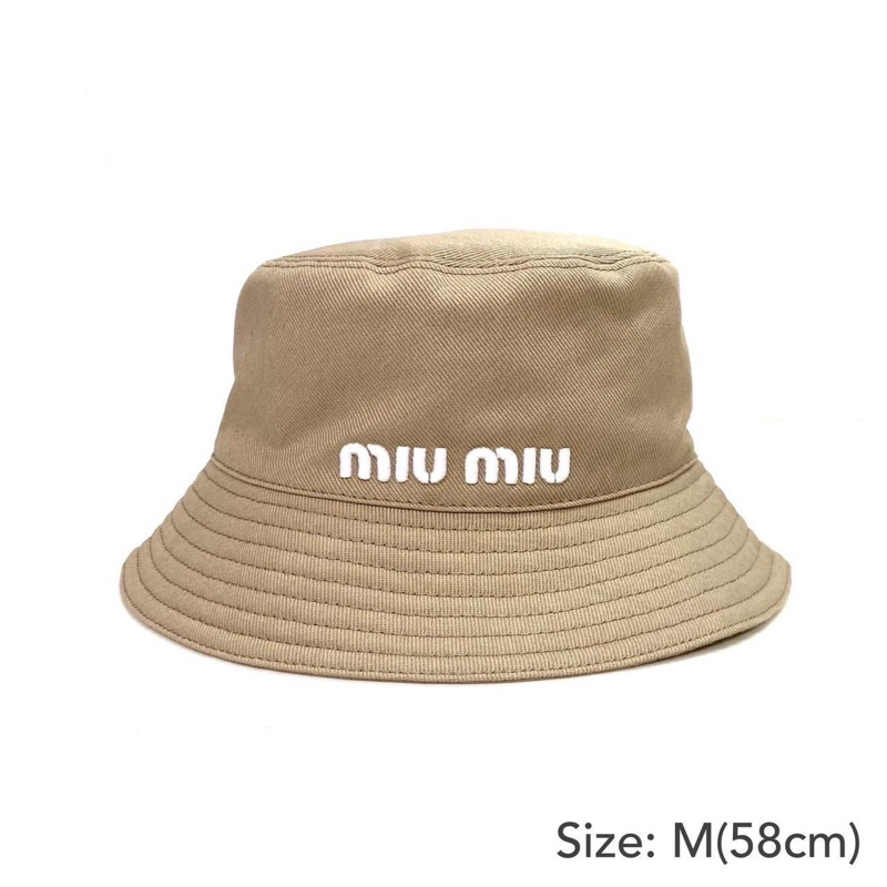 👒New! Miu Miu Bucket hat (❗️เช็คสต็อคก่อนสั่งอีกทีนะคะ)