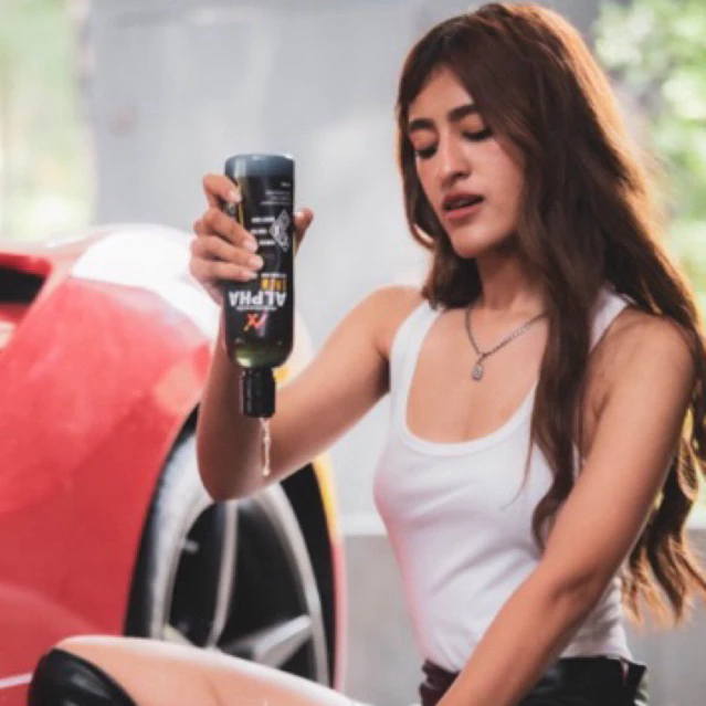 Alpha Snow 500มล. น้ำยาล้างรถ เกรดดีเทลลิ่ง โฟมล้างรถ แชมพู สลายคราบ เคลือบเงา เคลือบสี รถยนต์ ปลอดภัย หัวเชื้อ Car thumbnail 8
