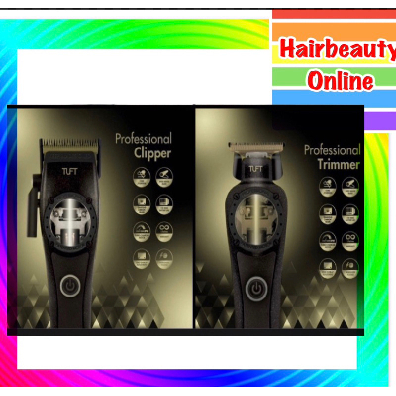TUFT Clipper& Trimmer ปัตตาเลี่ยนไร้สาย ตัดผม โกนผม แกะลาย โกนหนวด