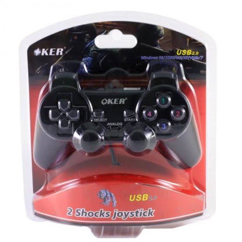 🚀ส่งเร็ว🚀 JOY OKER จอยเกมส์ GAMEPAD จอยUSBมีสาย GAMING Joystick