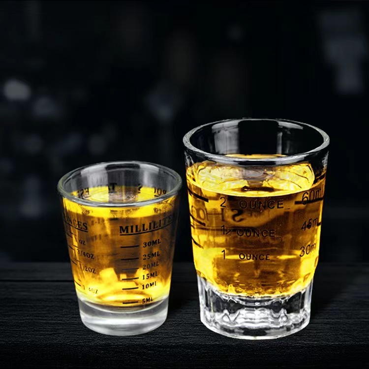 แก้วช็อต กาแฟเอสเปรสโซ่ แก้วตวงกาแฟ มีขีดวัด ขนาด 30/60มล. Espresso Shot Glass ราคา ถูกที่สุด ดีลบีเคเค แกลเลอรีภาพที่ 2