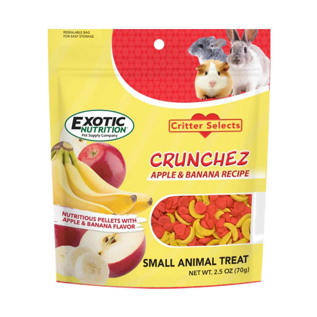 Exotic Nutrition Crunchez Apple & Banana Recipe 2.5 OZ.