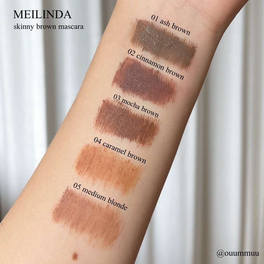 New ของแท้พร้อมส่งMEILINDA Skinny Brow Mascaraมาสคาร่าปัดคิ้ว (MC3115) • เนื้อมาสคาร่าเข้มข้นช่วยเคลือบขนคิ้ว - รูปที่ 5