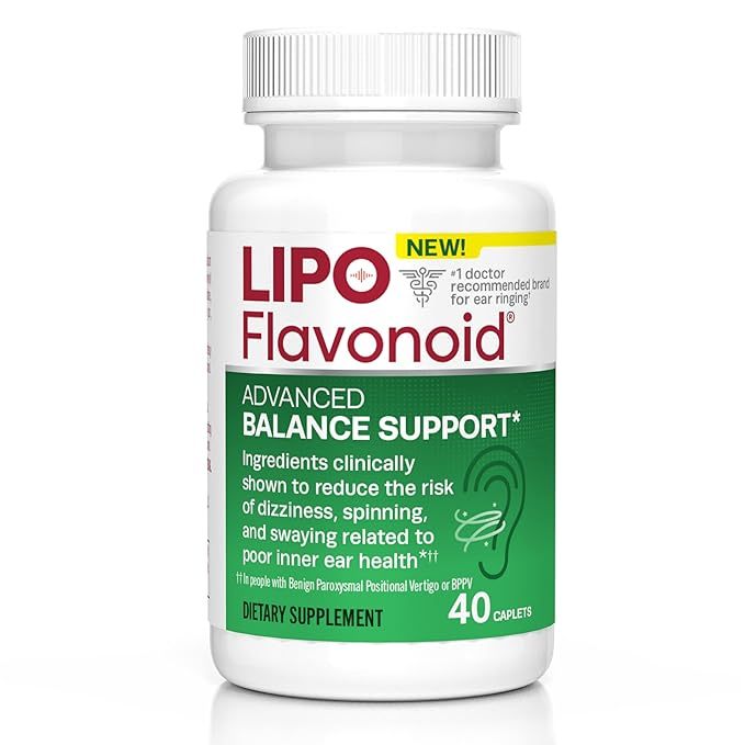 Lipo Flavonoid Advanced Balance Support 40 caplets ช่วยลดความเสี่ยงอาการวิงเวียนศีรษะ