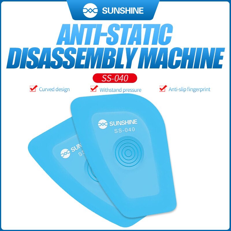 SUNSHINE SS-040 เครื่องมือถอดชิ้นส่วนแบตเตอรี่โทรศัพท์มือถือ ป้องกันไฟฟ้าสถิตย์ DIY