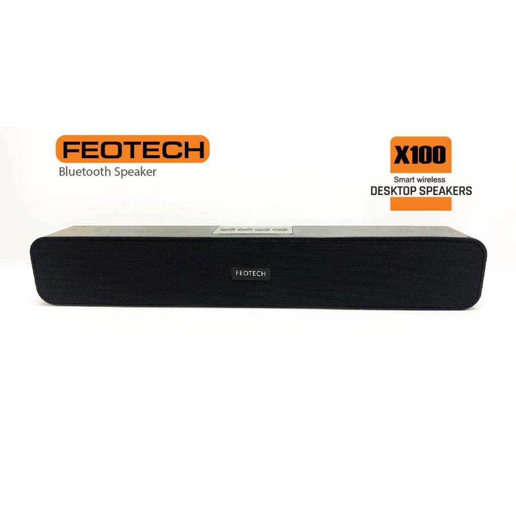 FEOTECH ลำโพง Bluetooth Sound Bar Wireless Speaker รุ่น X100 เชื่อมต่อ Bluetooth, TF, USB, FM, AUX