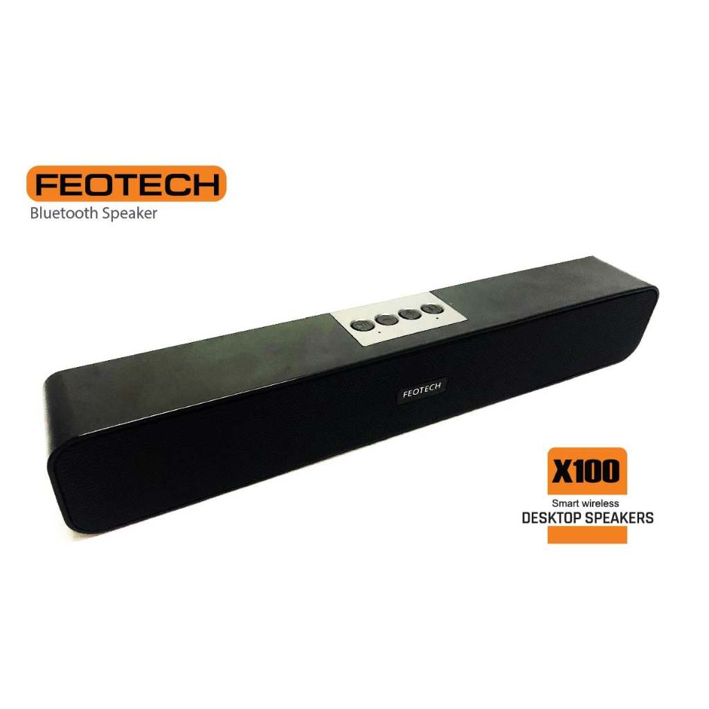 FEOTECH ลำโพง Bluetooth Sound Bar Wireless Speaker รุ่น X100 เชื่อมต่อ Bluetooth, TF, USB, FM, AUX