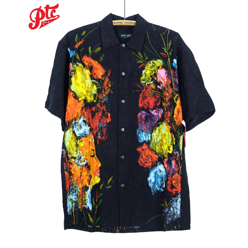 เสื้อฮาวาย JAMS WORLD / LA MUJER DE FLORES  100% RAYON