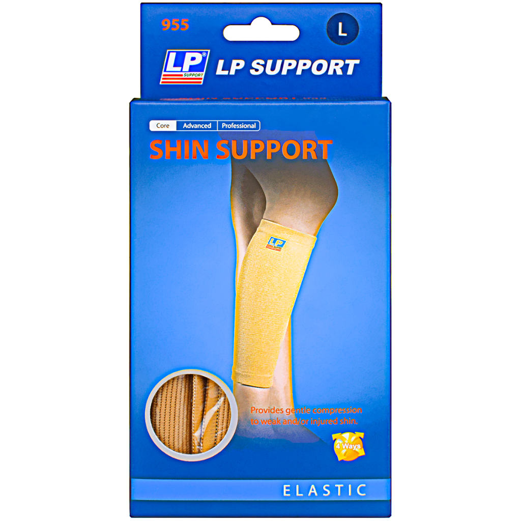 [ของแท้ 100%] LP SUPPORT 955 ที่รัดหน้าแข้ง ซัพพอร์ทแข้ง พยุง รัด กล้ามเนื้อ บาดเจ็บ SHIN SUPPORT