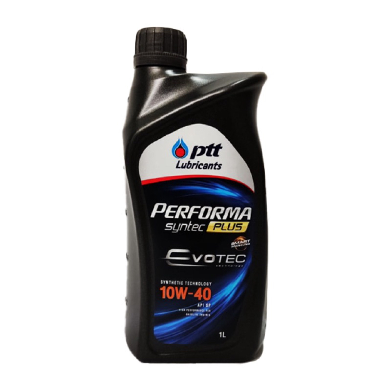 น้ำมันเครื่อง PTT Performa syntec plus 10w-40 1 ลิตร