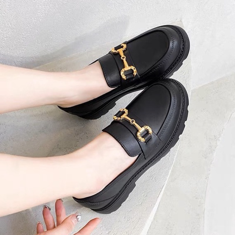รองเท้าคัชชูสีดำ/รองเท้านักเรียนญี่ปุ่น