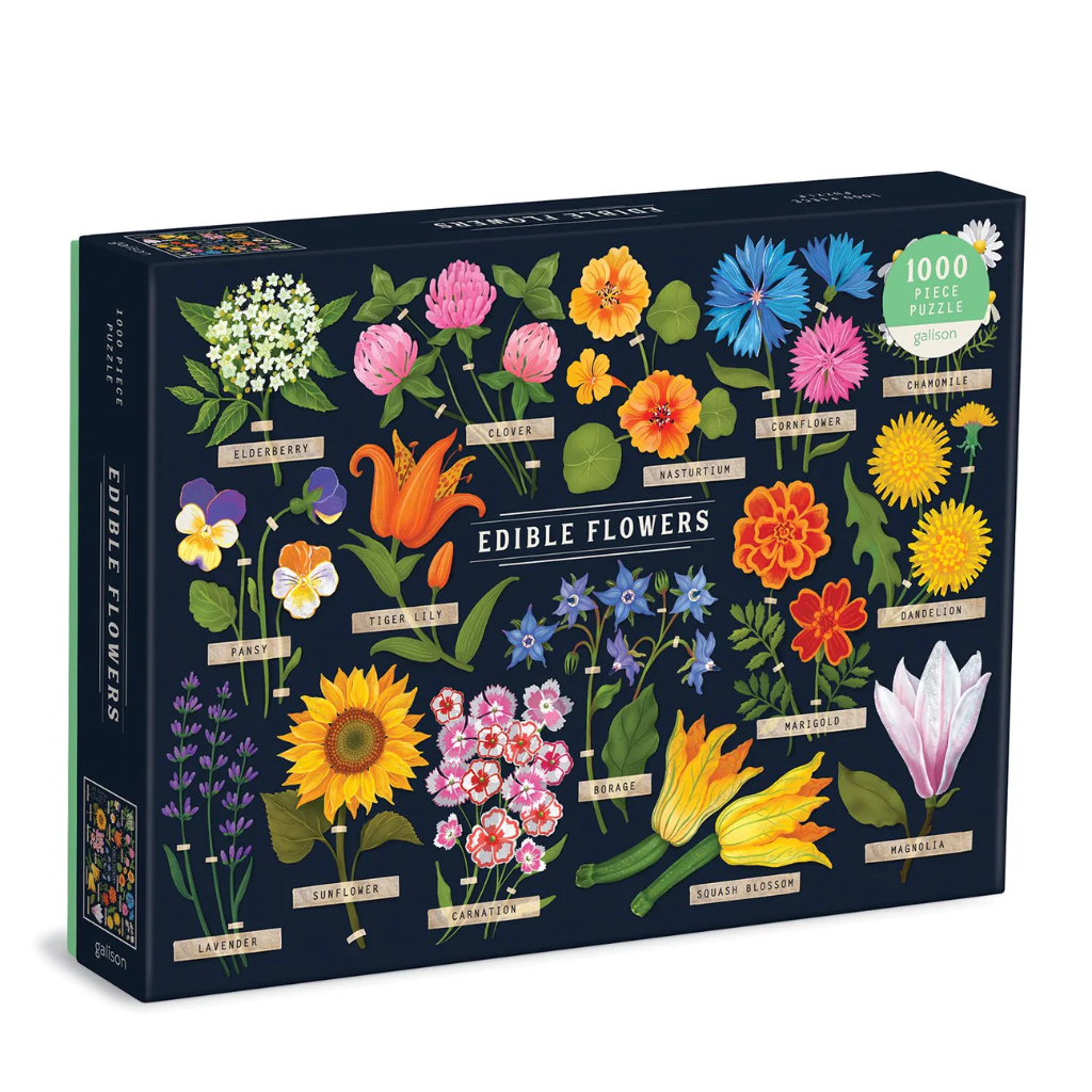 จิ๊กซอว์ 1,000 ชิ้น ลายEdible Flowers 1000 Piece Jigsaw Puzzle
