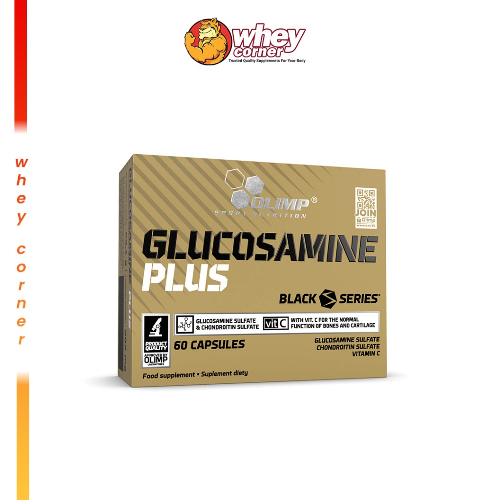 Olimp Glucosamine Plus Sport edition 60 Caps กลูโคซามีนชนิดแคปซูล บำรุงกระดูก บำรุงข้อต่อ เข่าเสื่อม