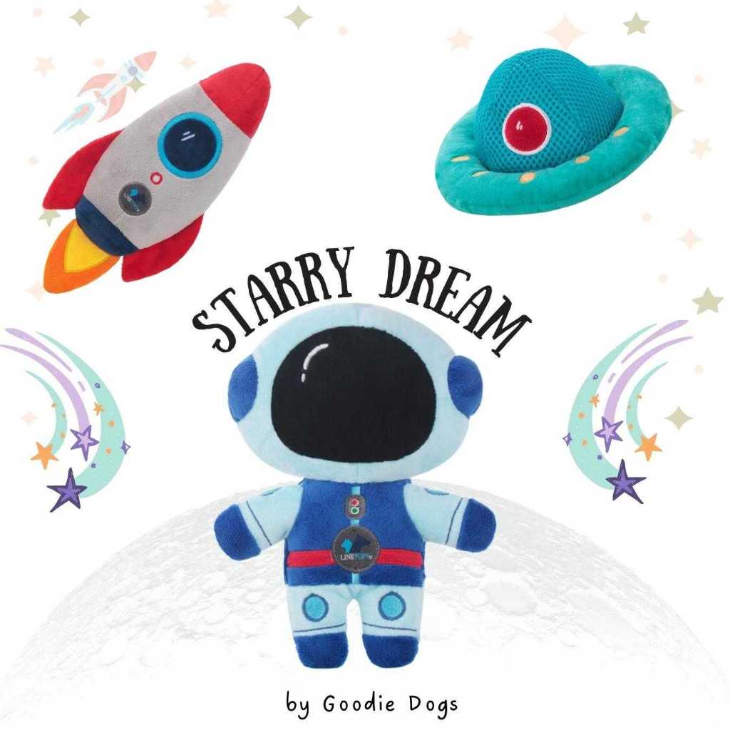 LINKTUFF ของเล่นสุนัข Starry Dream เตรียมพร้อมไปท่อง Galaxy สินค้านำเข้าโดยร้าน Goodie Dogs