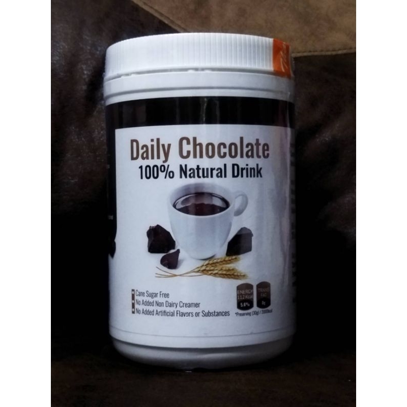 Daily Chocolate100©Natural Drink
ช๊อคโกแลค 100%จากธรรมชาติ 500ml
โกโก้ 80%
ธัญพืชสกัด  20%