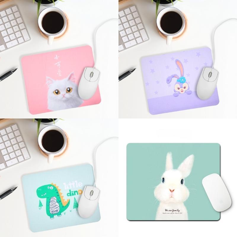 แผ่นรองเม้าส์ 260x210x2 มม. แผ่นรองเม้าส์ลายการ์ตูน Mouse Pad แผ่นรองเมาส์ ที่รองเมาส์ คละลาย
