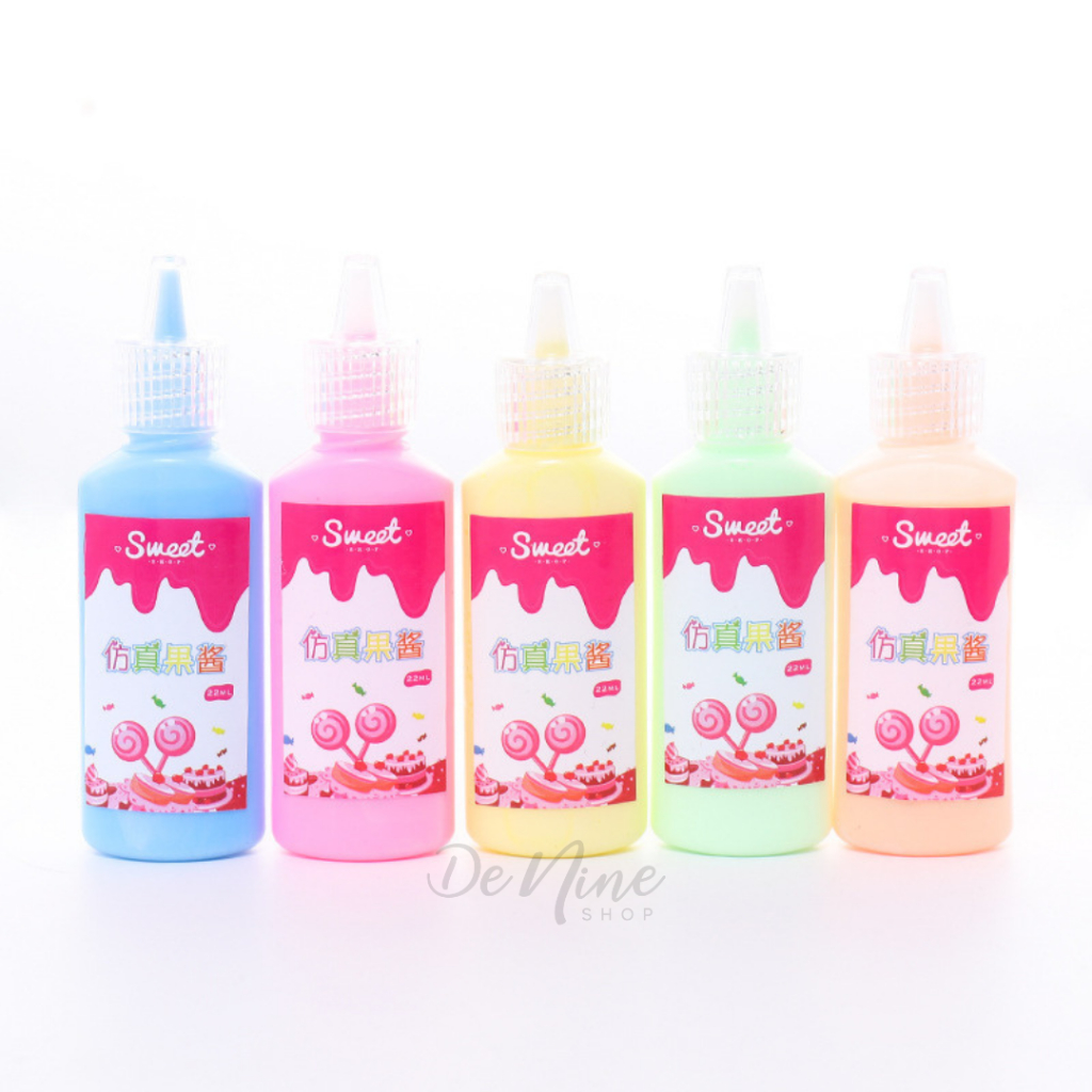 ซอสครีมเทียม 22ml./หลอด สำหรับตกแต่งเคสมือถือ วิปครีมปลอม กาวครีม โซดาครีม แยมเทียม - รูปที่ 5