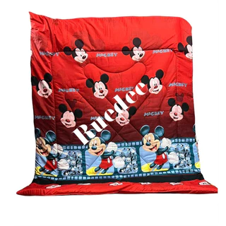 ผ้าห่มนวม ขนาด 5ฟุต,6ฟุต เกรดพรีเมียม สีไม่ตก ใยไม่กอง ผ้า cotton แท้ พร้อมส่ง