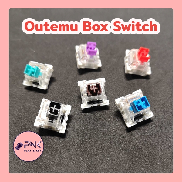 [แพค 10 ตัว] Outemu Box Switch Mechnical keyboard โอเตมุ มีครบทุกสี สำหรับ คัสตอม คีย์บอร์ด