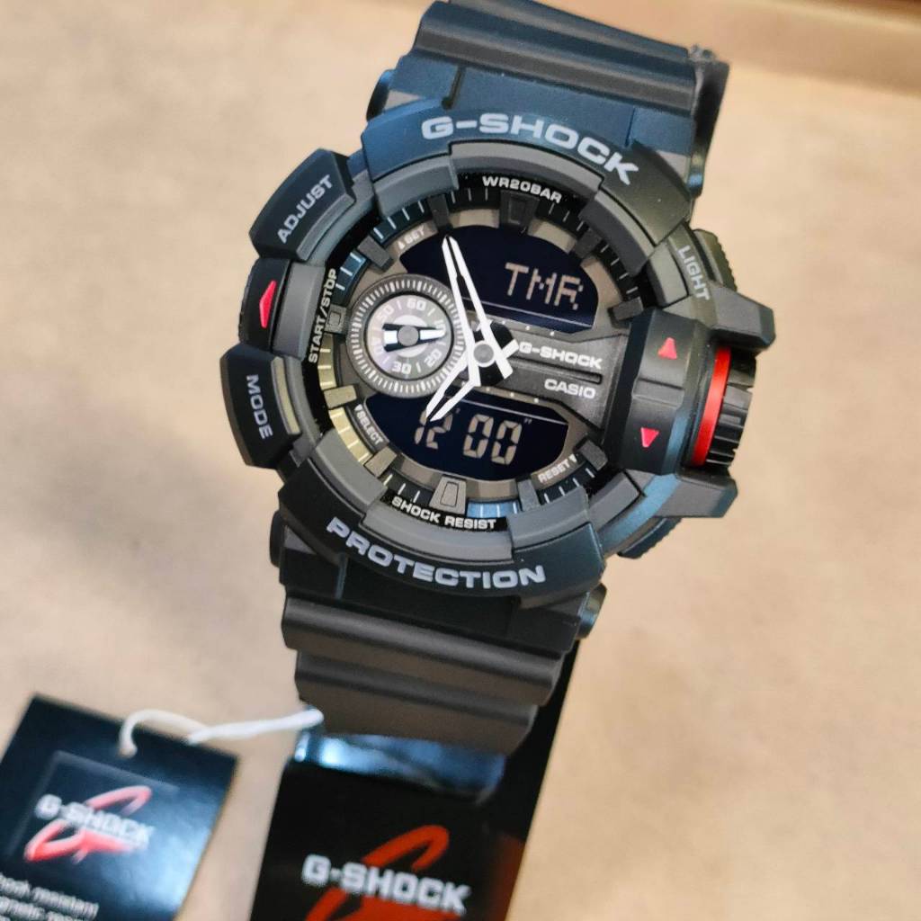 นาฬิกา CASIO G-SHOCK แท้ รุ่น GA-400-1BDR สีดำ  ประกัน 1 ปี
