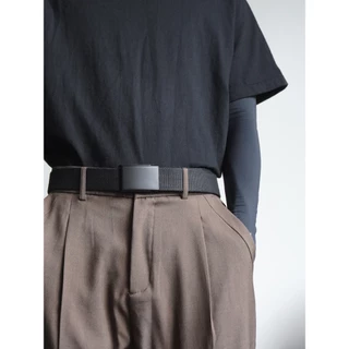 BornToBelt เข็มขัดผ้าไนลอนแท้ หัวโลหะ Auto-Lock เอว 30-45 นิ้ว รุ่น Rocket