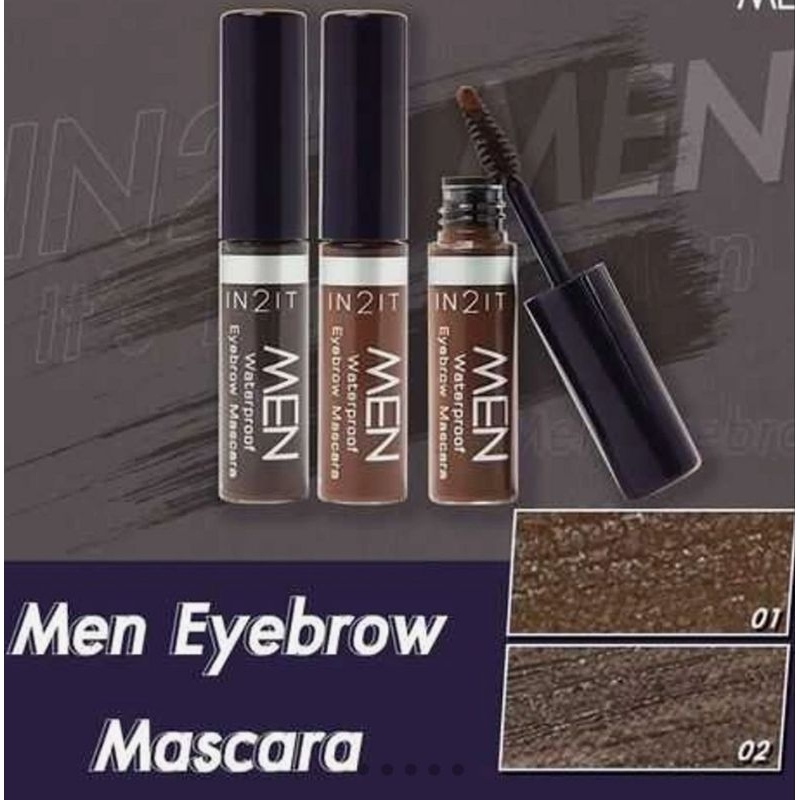 IN2IT Men Waterproof Eyebrow Mascara มาสคาร่าปัดคิ้ว