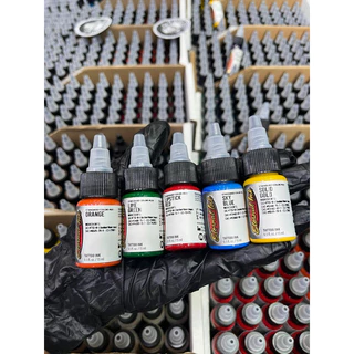 🇺🇸 สีสัก Eternal ink ขนาด 1/2oz (ครึ่งออนซ์) ติดทน สีสด สีแท้ 100% 🇺🇸 USA.