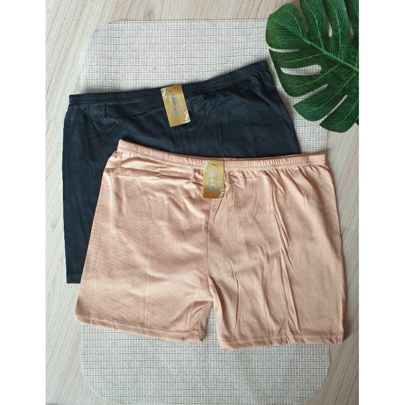 กางเกงซับในสตรี/ สเตย์/ กันโป๊ ผ้านุ่มเด้ง 3 สี (2 ไซส์ L, XL)
