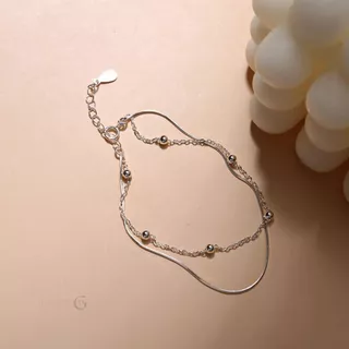 GLAMOR✨พร้อมส่ง สร้อยข้อมือเงิน Snake Bone Chain สร้อยข้อมือเงิน สร้อยข้อมือเงิน สร้อยข้อมือผู้หญิง