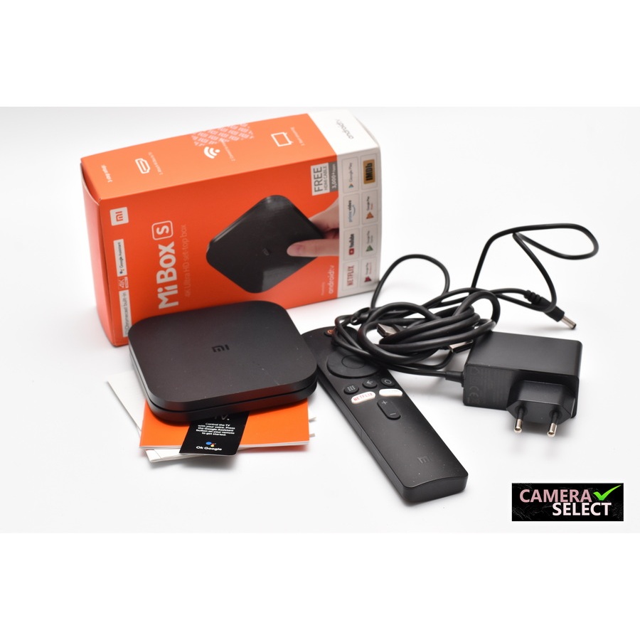 11.11(มือสอง)Xiaomi MI BOX S 4K Ultra HD กล่องแอนดรอยด์ของแท้  สภาพสวย9/10 การทำงานปกติเต็มระบบ ของค