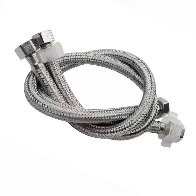 DONMARK สายต่อก๊อกอ่าง ก๊อกซิงค์ สายน้ำดีถักสแตนเลส ขนาด 1/2" DM