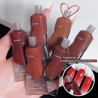 ลิปสติกก้อนน้ำแข็ง เนื้อแมตต์กํามะหยี่ เนื้อแมตต์ ใส สีขาว ไม่จุ่มง่าย
