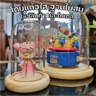 ส่งด่วนกทม. 🛵 โดมแก้ว ฐานไม้ Glass Dome โชว์ของที่ระลึก โมเดล ดอกไม้ ตกแต่งบ้าน โดมพระ