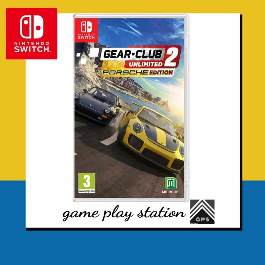 nintendo switch gear club unlimited 2 porsche edition ( english zone 2 )