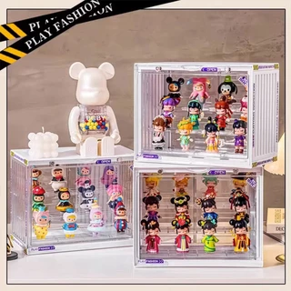 กล่องใส่โมเดล กล่องใส่โมเดลมีไฟ กล่องใส่ ตู้ art toy ความจุขนาดใหญ่ ทันสมัย ดีไซน์สวยงาม วางซ้อนได้ ส่งจากกรุงเทพ COD