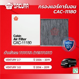 กรองแอร์คาร์บอนโตโยต้าเวนจูรี่ TOYOTA VENTURYเครื่องยนต์ 2.7…